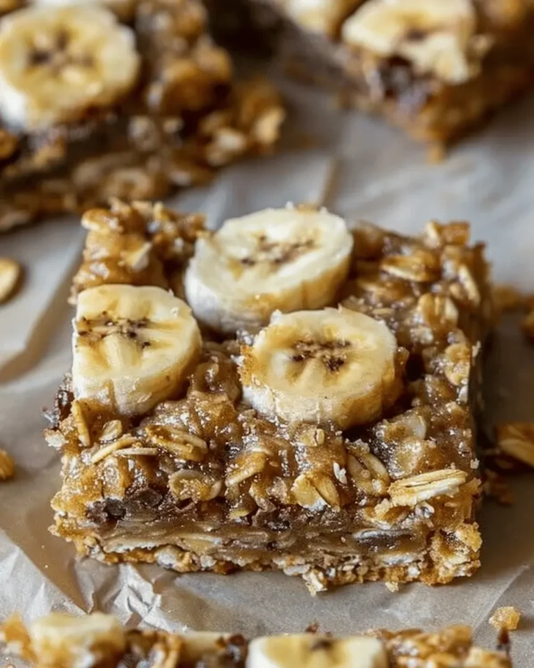 Banana Oatmeal Bars