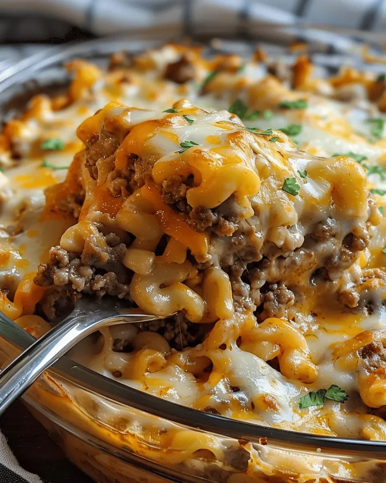 Cheesy Hamburger Casserole