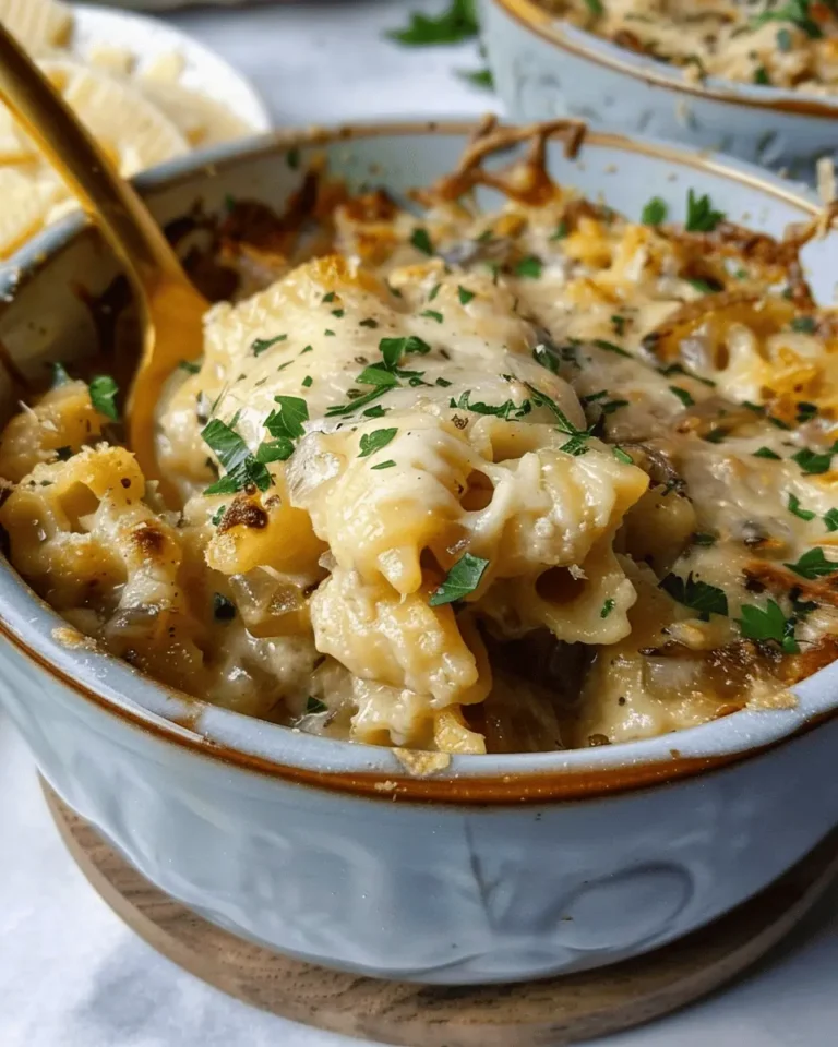 French Onion Soup Pasta Recipe