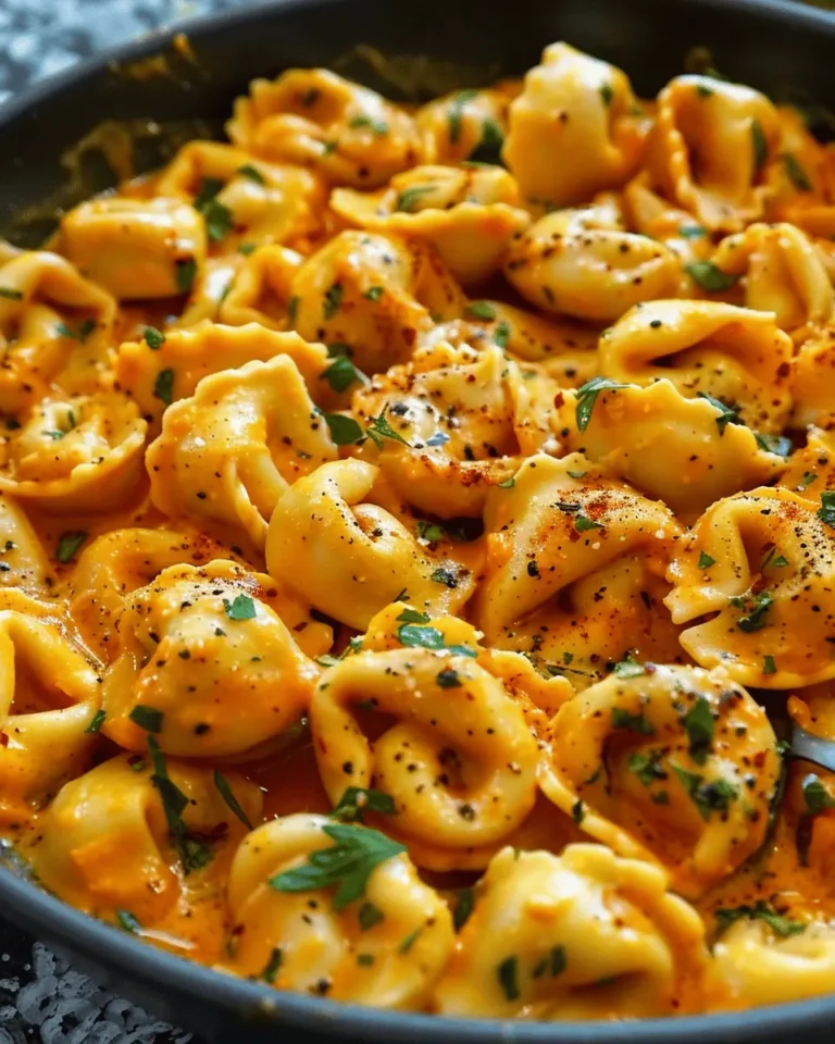 One-Pot Spicy Garlic Butter Chicken Tortellini