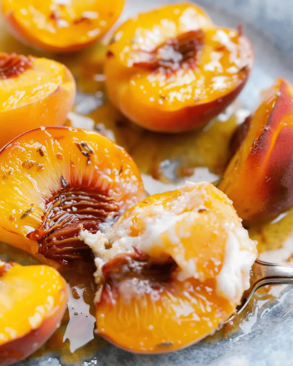 Baked Peaches: Easy Recipe for Juicy Summer Delight