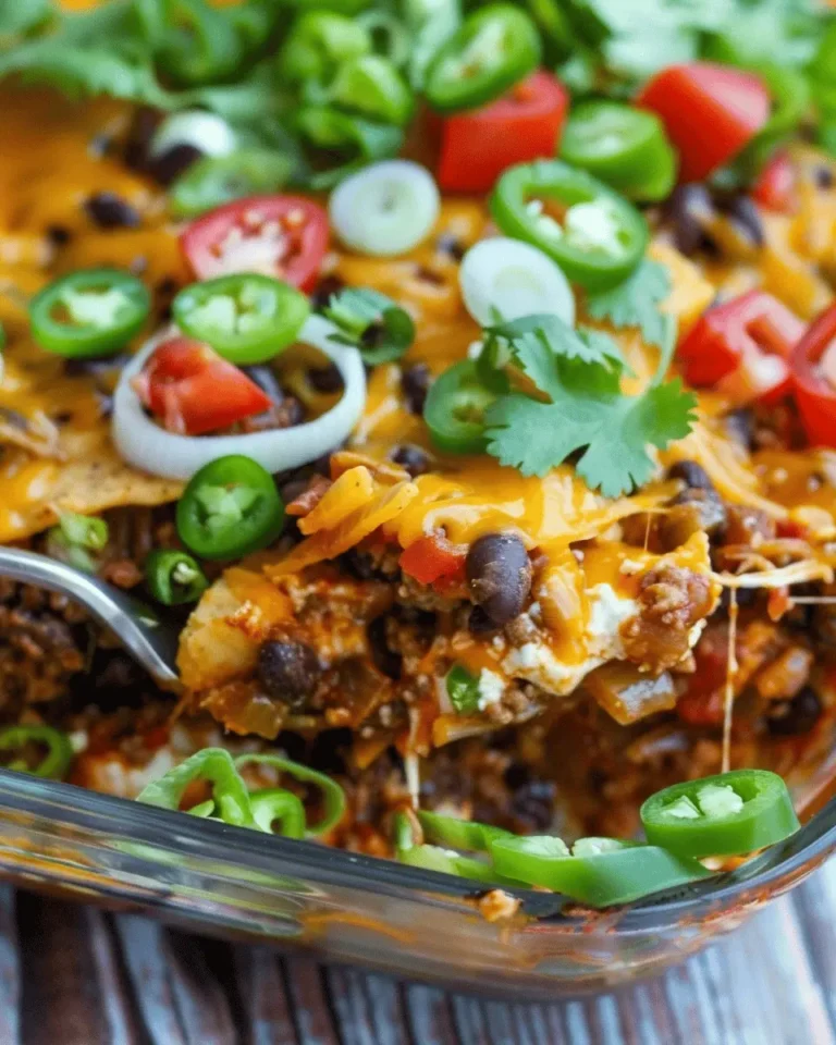 Walking Taco Casserole