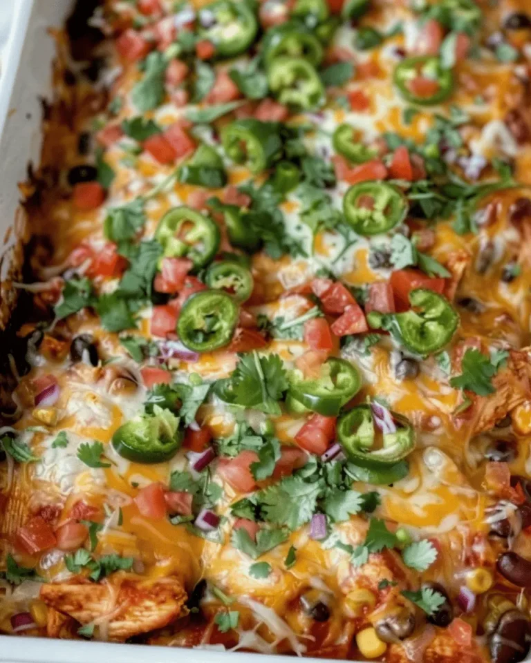 Chicken Burrito Casserole