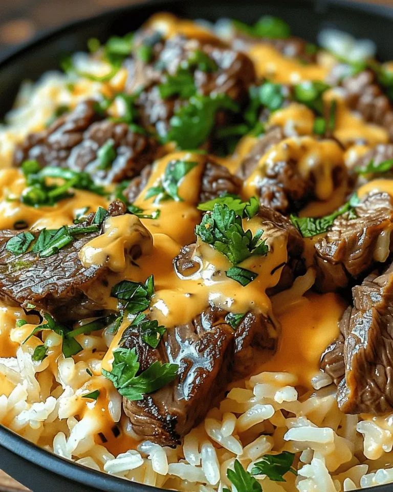 Steak Queso Rice