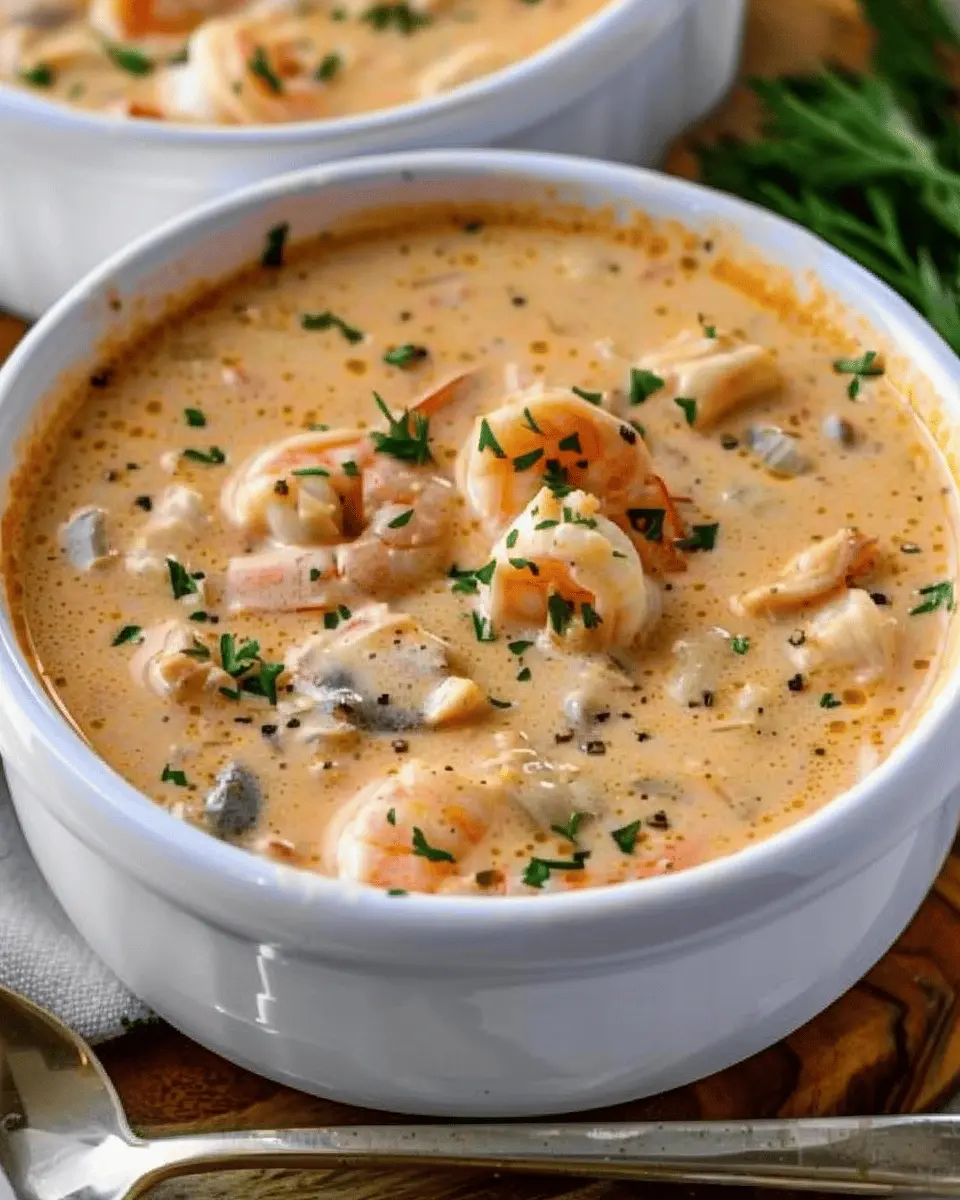 Crab and Shrimp Seafood Bisque: Easy Comfort in Every Spoonful