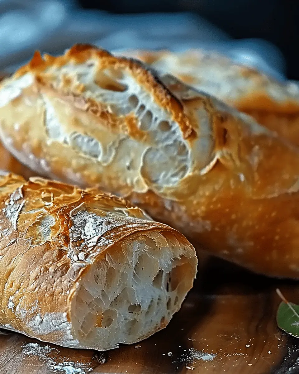 Crusty Italian Bread: Easy Recipe for Homemade Perfection