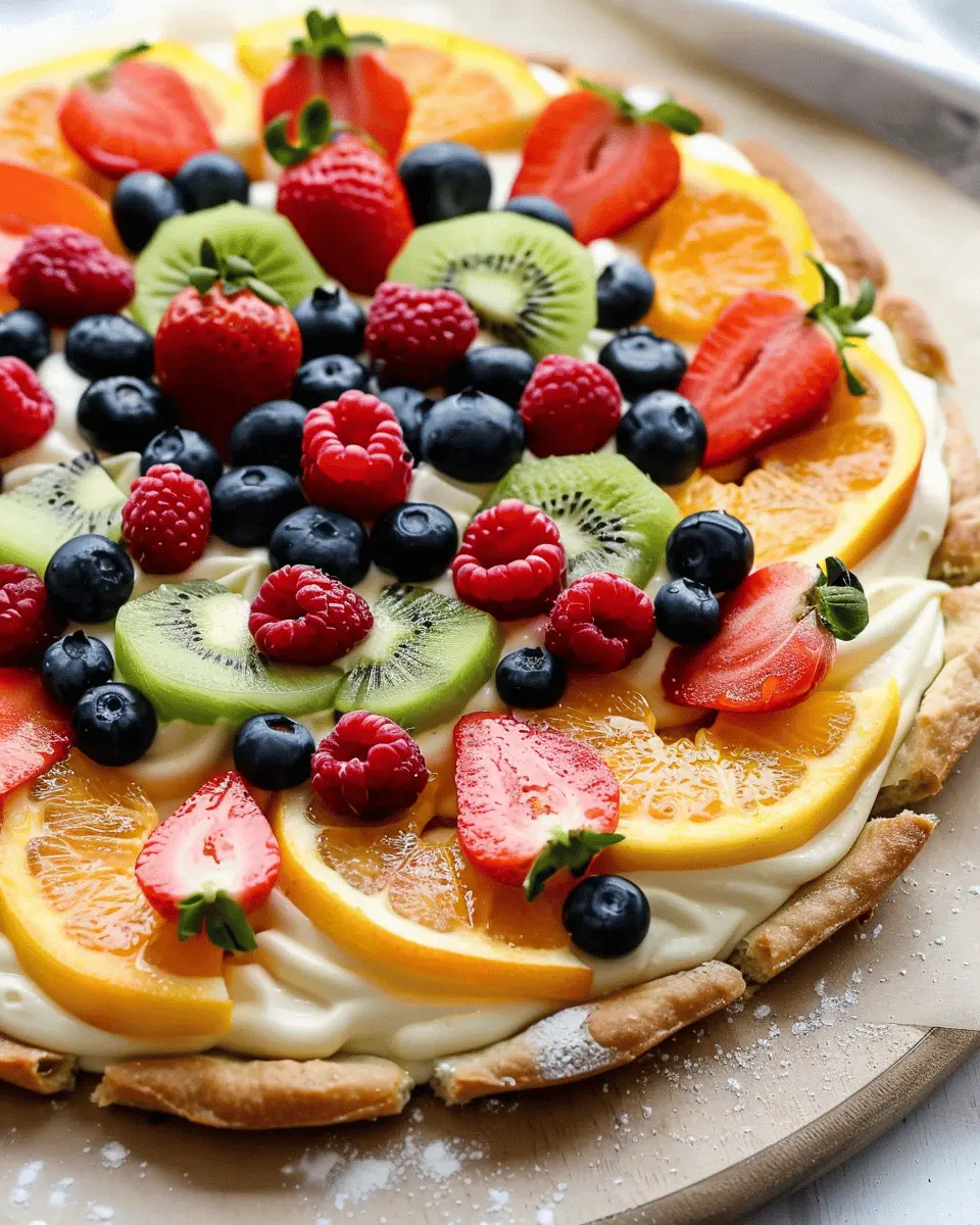 Fruit pizza made easy: A delicious twist for family fun