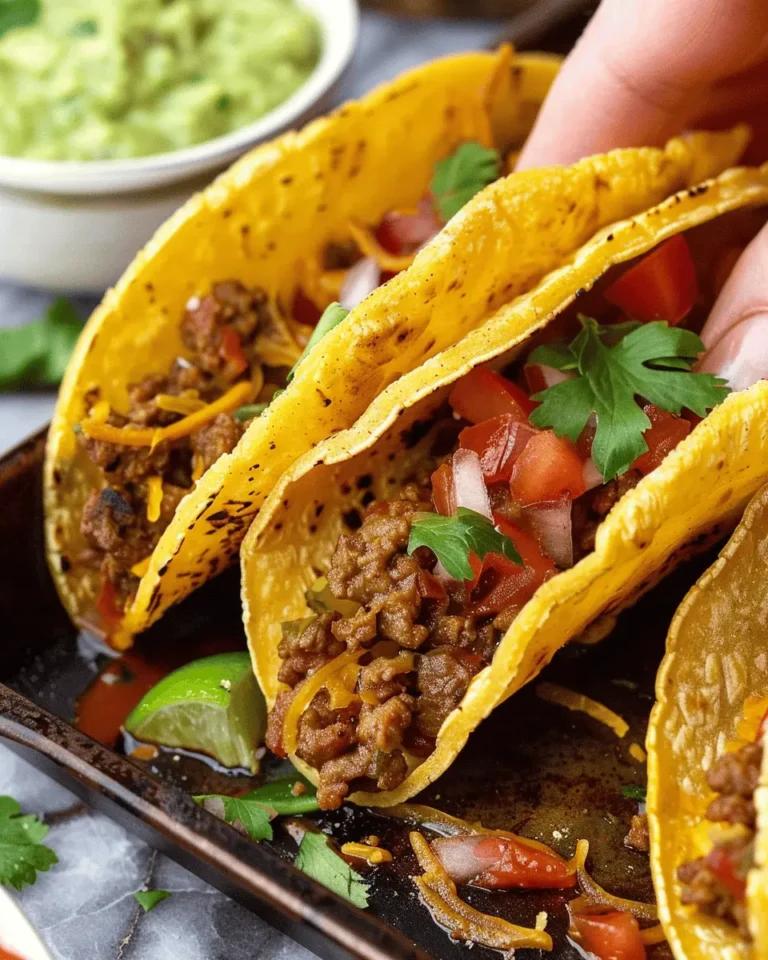Crispy Ground Beef Tacos
