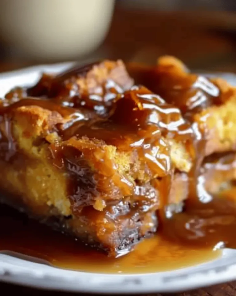 Whiskey Caramel Bread Pudding