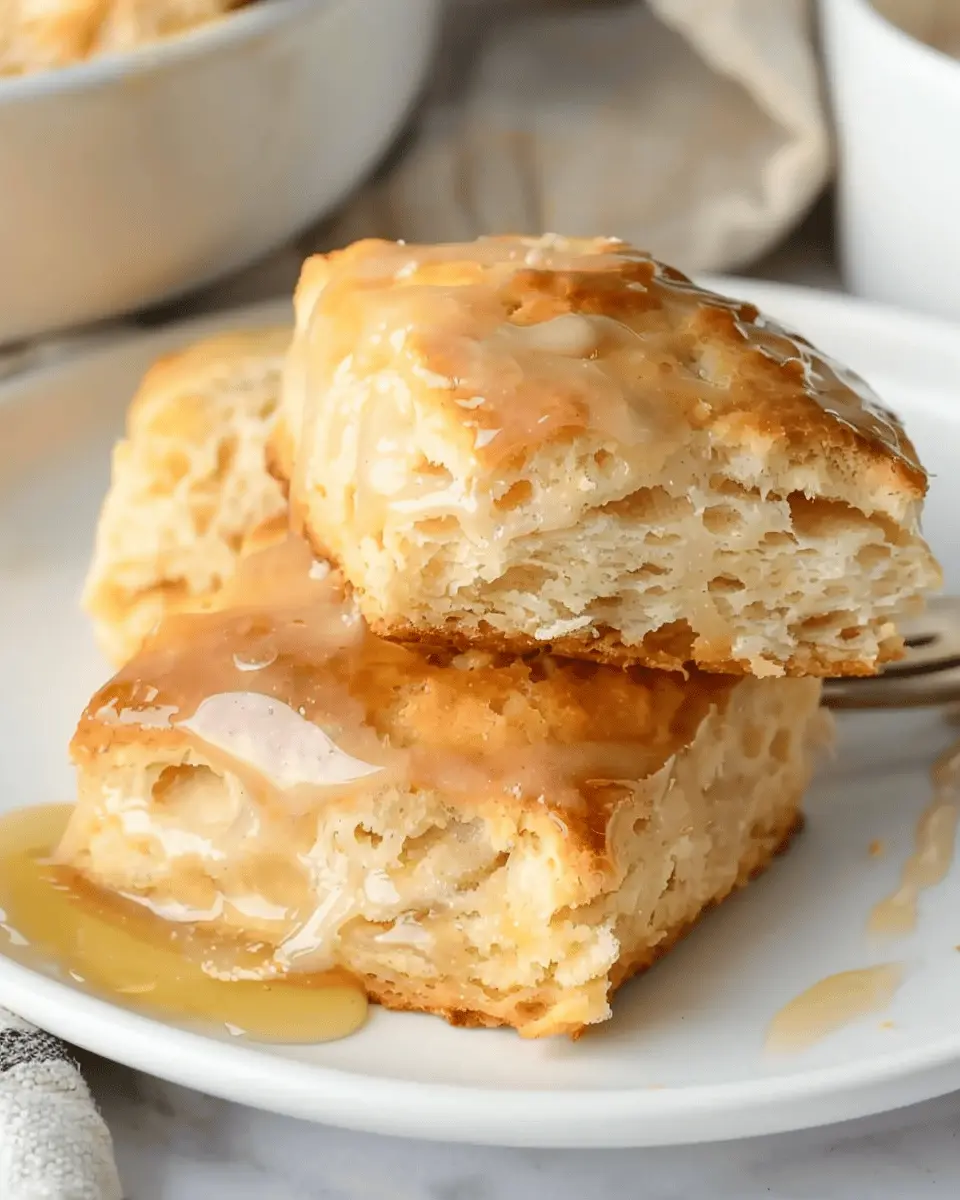 Apple Biscuits with Honey Butter Glaze – The Best Comfort Recipe