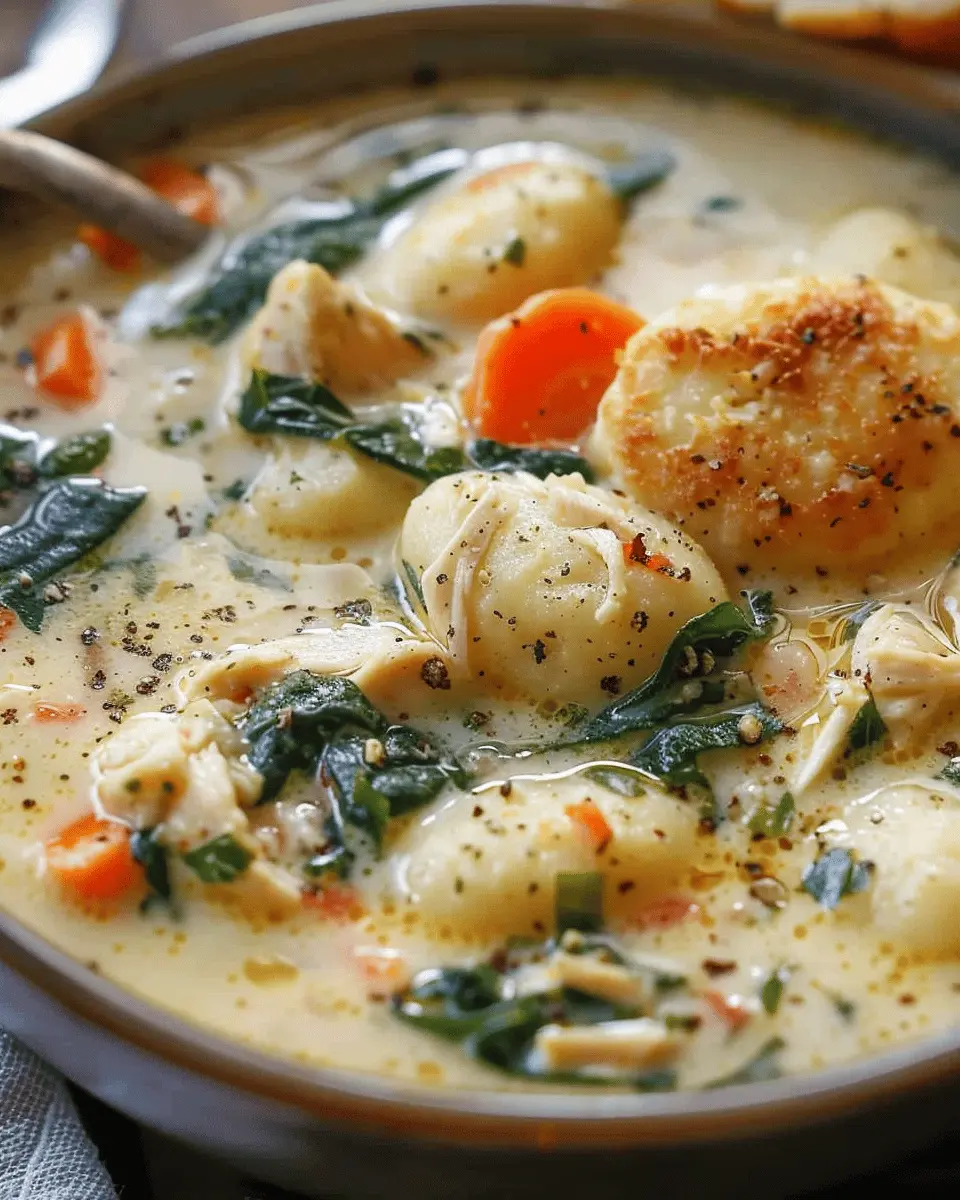 Olive Garden Chicken Gnocchi Soup: Easy Comfort Food Delight