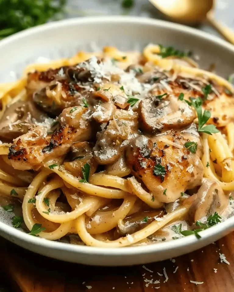 Chicken Marsala Pasta