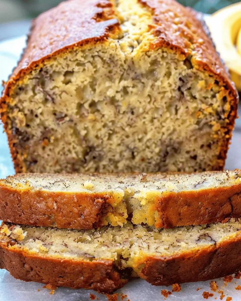 Moist Banana Bread Recipe