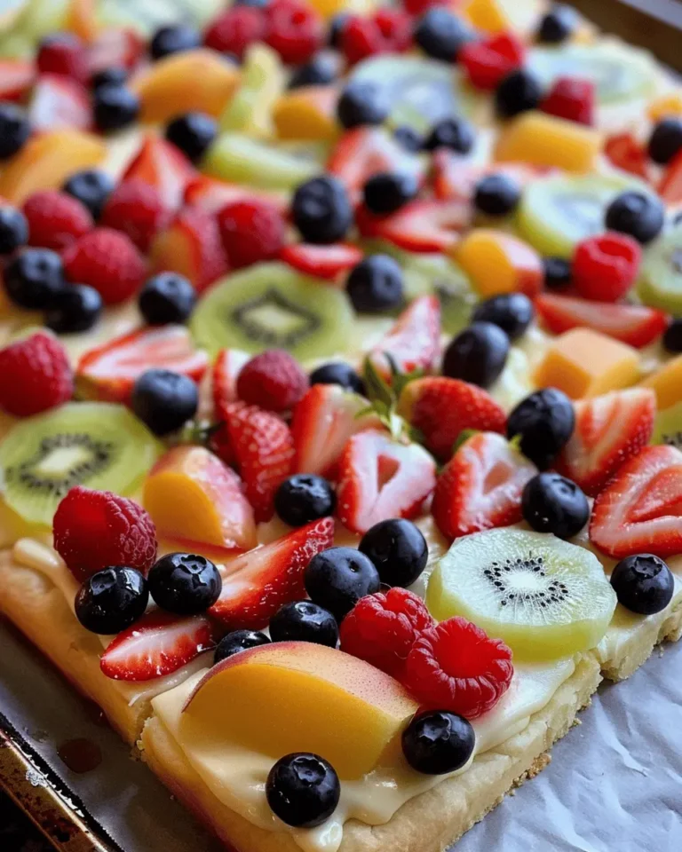 Special Ingredient Fruit Pizza
