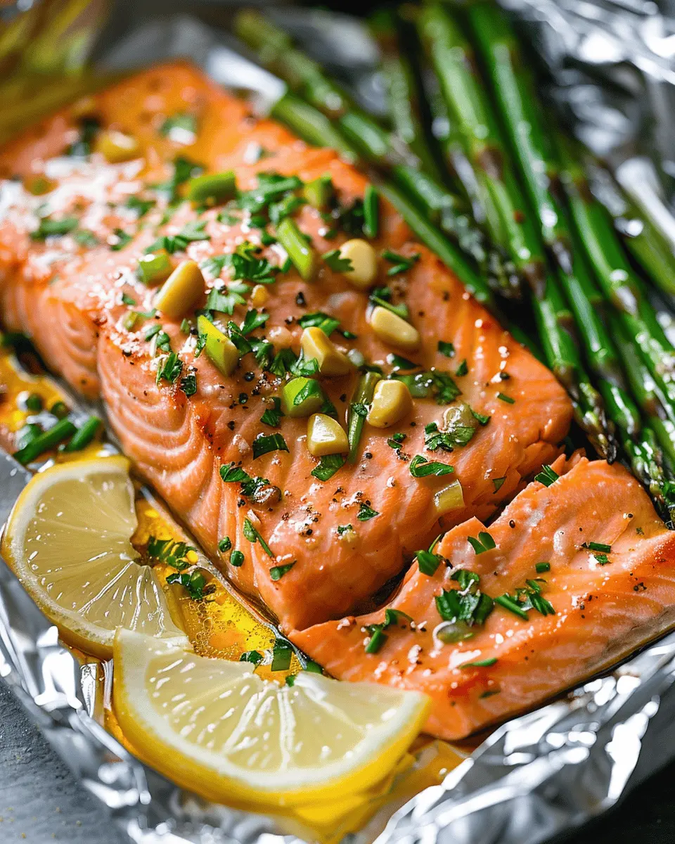 Salmon and Asparagus Foil Packs: Easy, Flavorful Dinner Delight