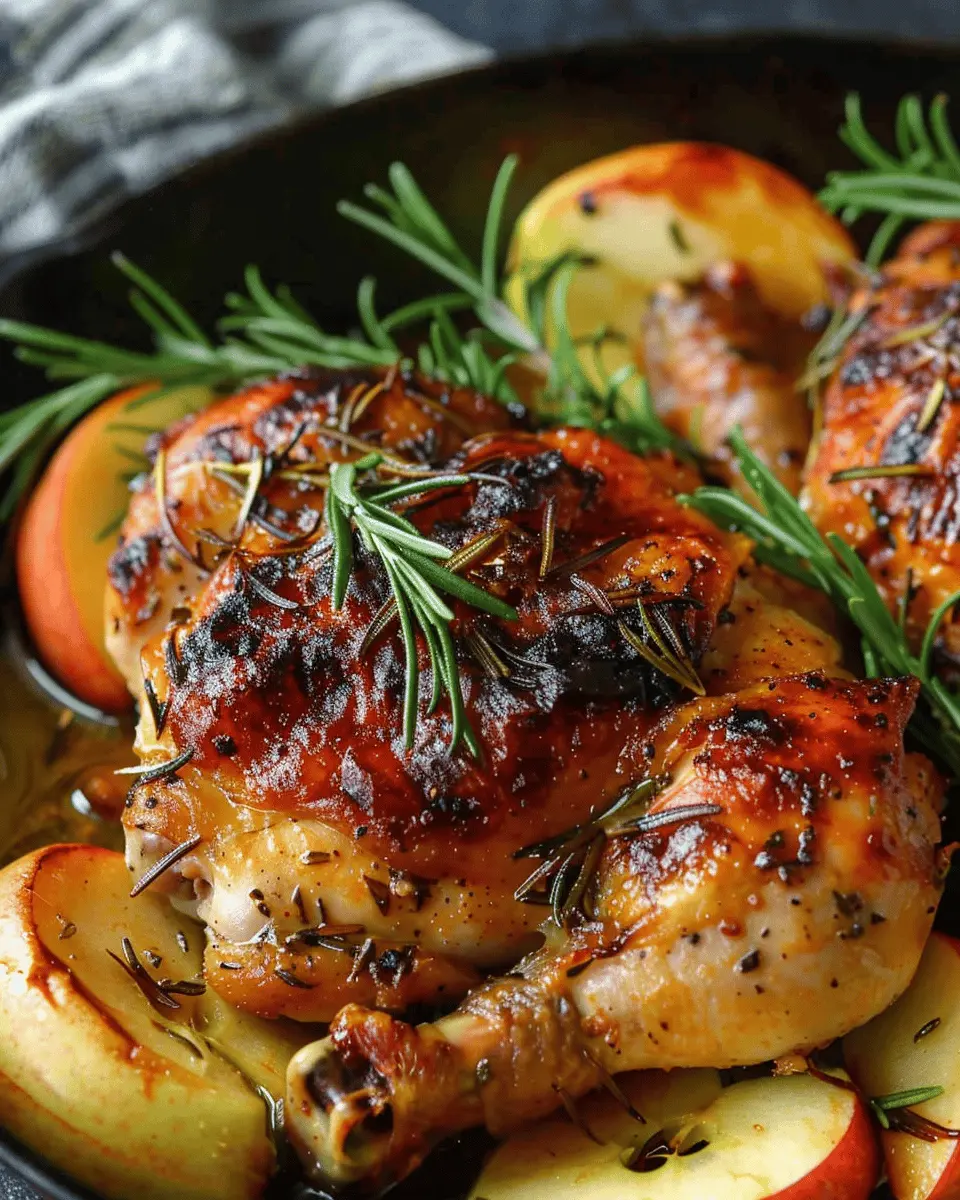 Rosemary Apple Cider Chicken Recipe: Juicy Comfort in Every Bite
