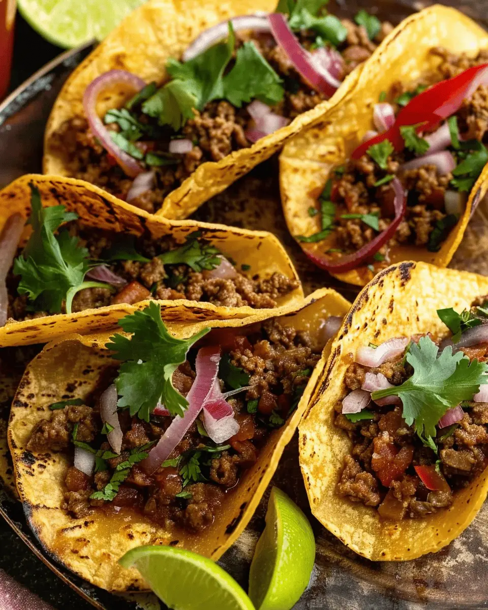 Crispy Ground Beef Tacos: The Best Homemade Recipe You’ll Love
