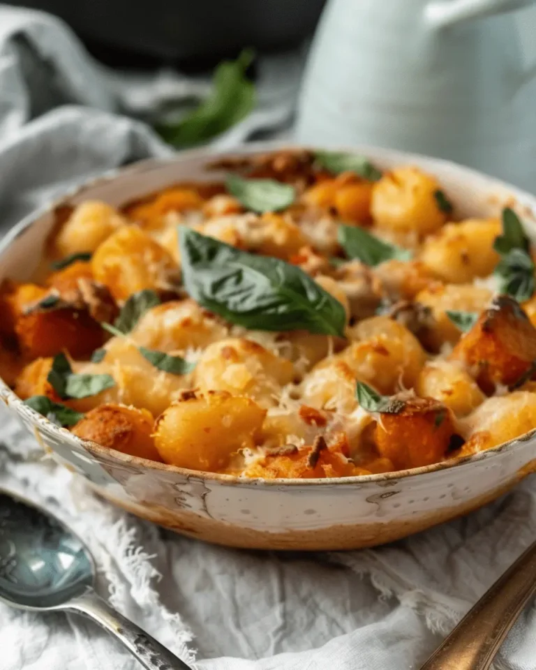 Pumpkin Gnocchi Bake
