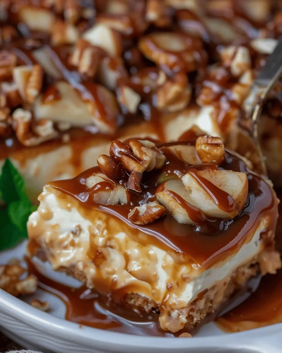 Caramel apple cheesecake: The best indulgent autumn dessert