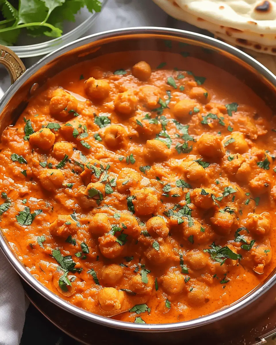 Indian Butter Chickpeas Recipe: Easy Vegan Comfort Food Delight
