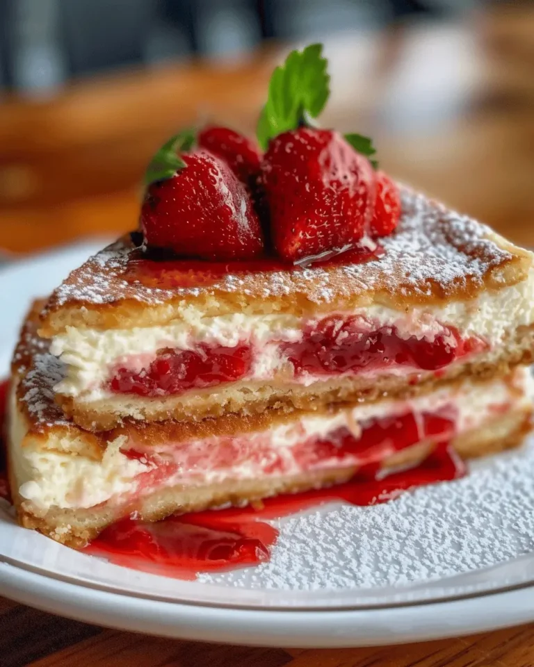 Fried Strawberry Cheesecake