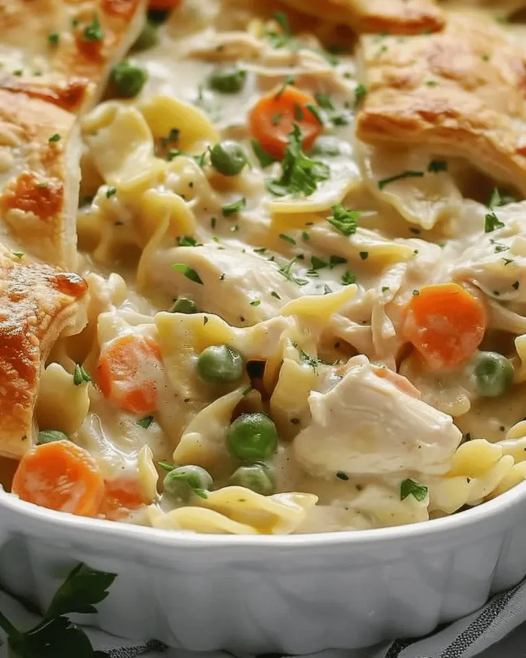 Quick Chicken Pot Pie Pasta