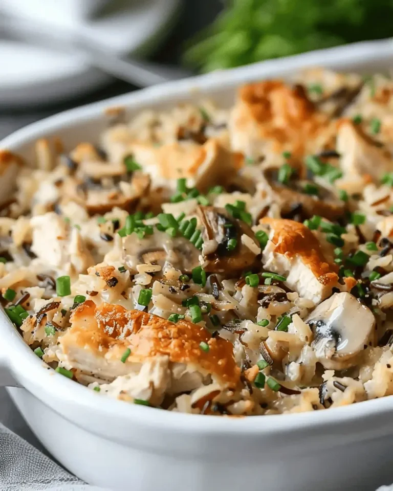 Chicken Wild Rice Casserole