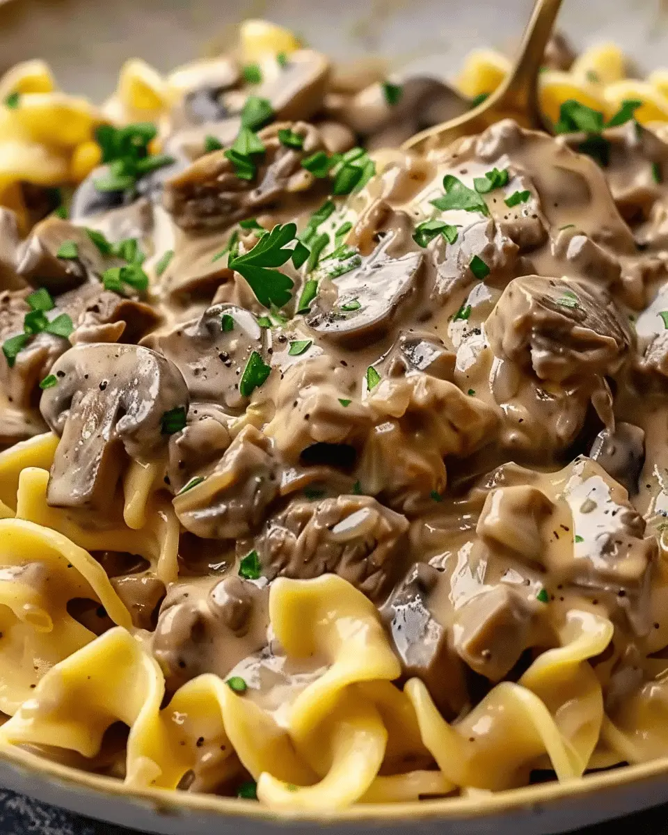Best Beef Stroganoff: Indulgent Comfort Food with Turkey Bacon