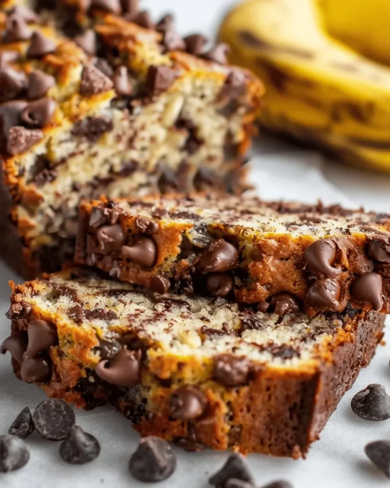 Super Moist Chocolate Chip Banana Bread