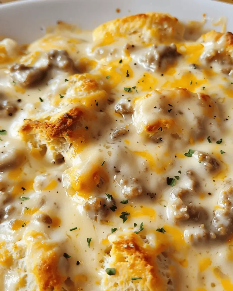 Biscuits and Gravy Casserole
