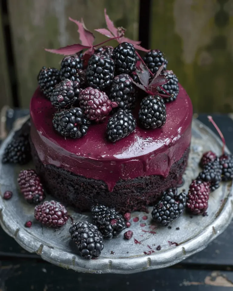 Blackberry Velvet Gothic Cake
