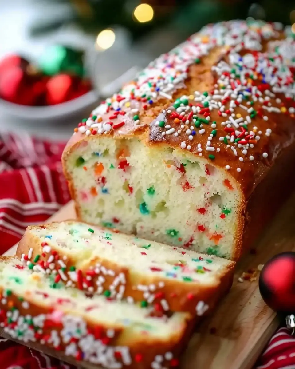 Christmas Sprinkle Buttermilk Bread: The Best Homemade Delight