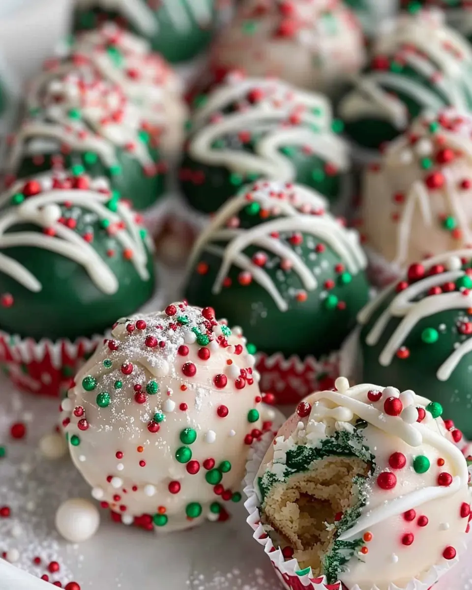 Christmas Tree Cake Truffles: Indulgent Holiday Treats to Make