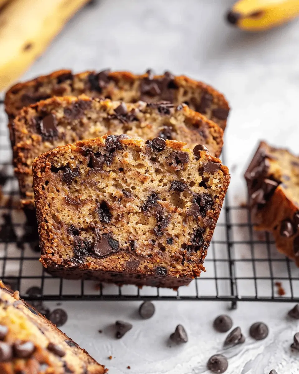 Super Moist Chocolate Chip Banana Bread Recipe You’ll Love