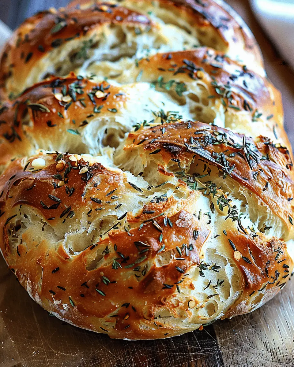Garlic Herb Braided Bread: The Best Homemade Delight for All