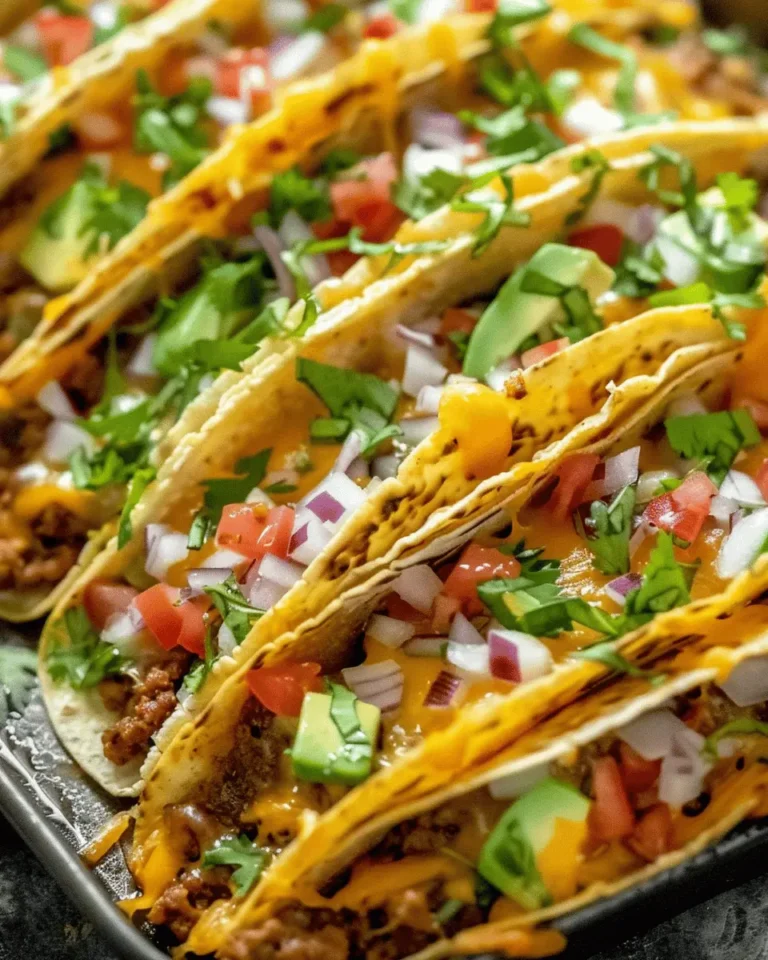 Oven-Baked Cheesy Tacos