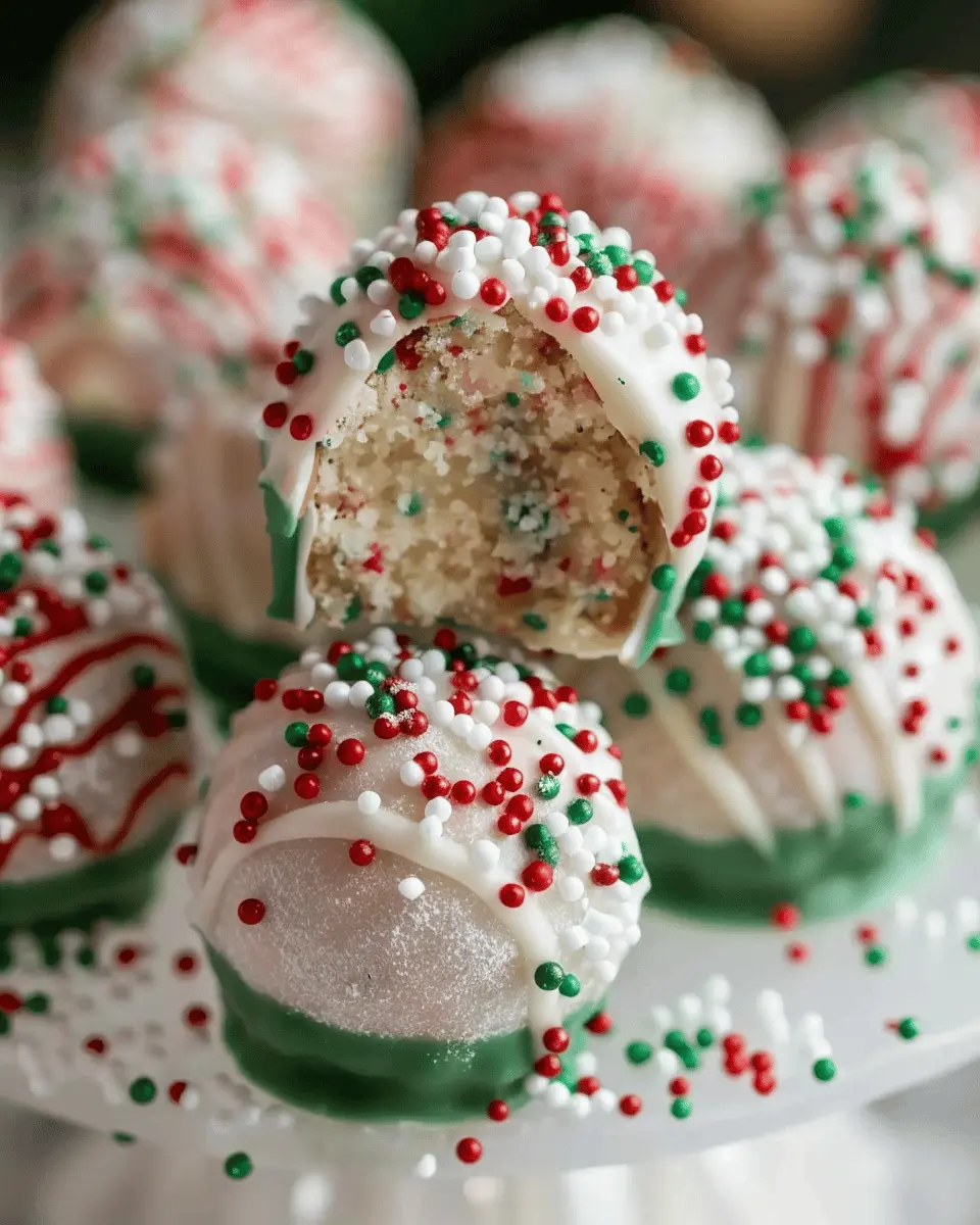 Christmas Tree Cake Truffles: Irresistibly Indulgent Treats