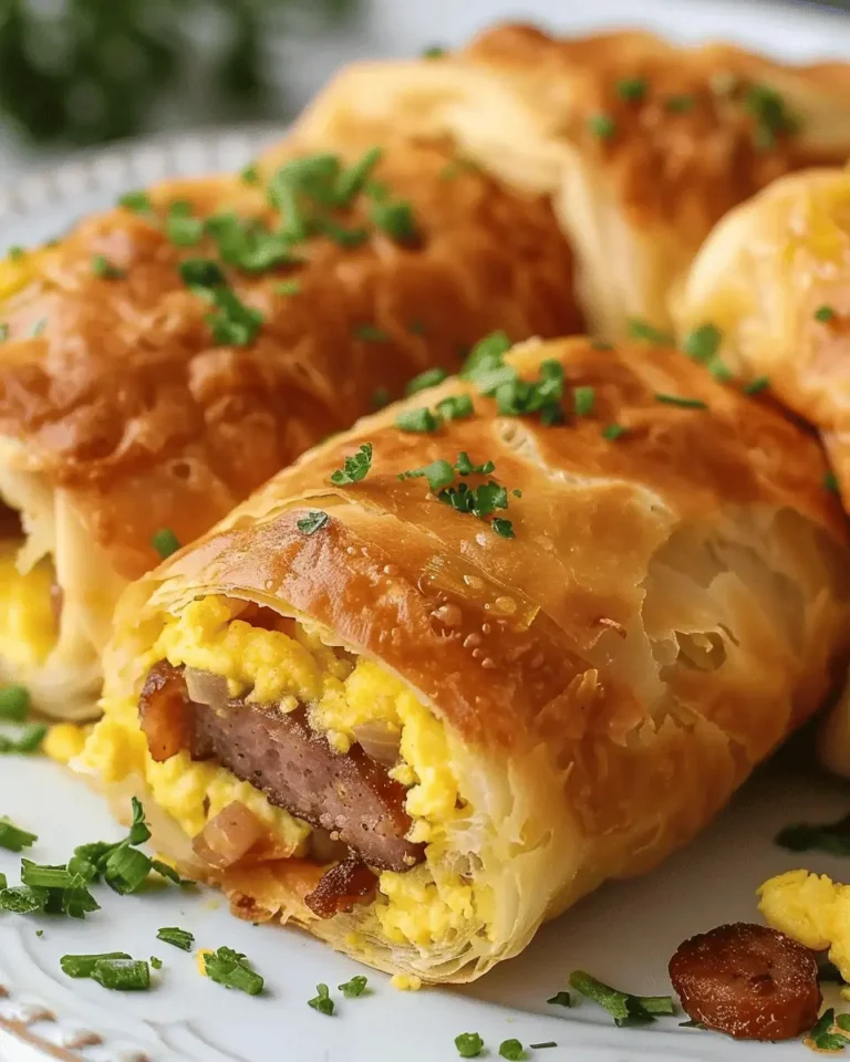 Sausage Egg Breakfast Roll-Ups