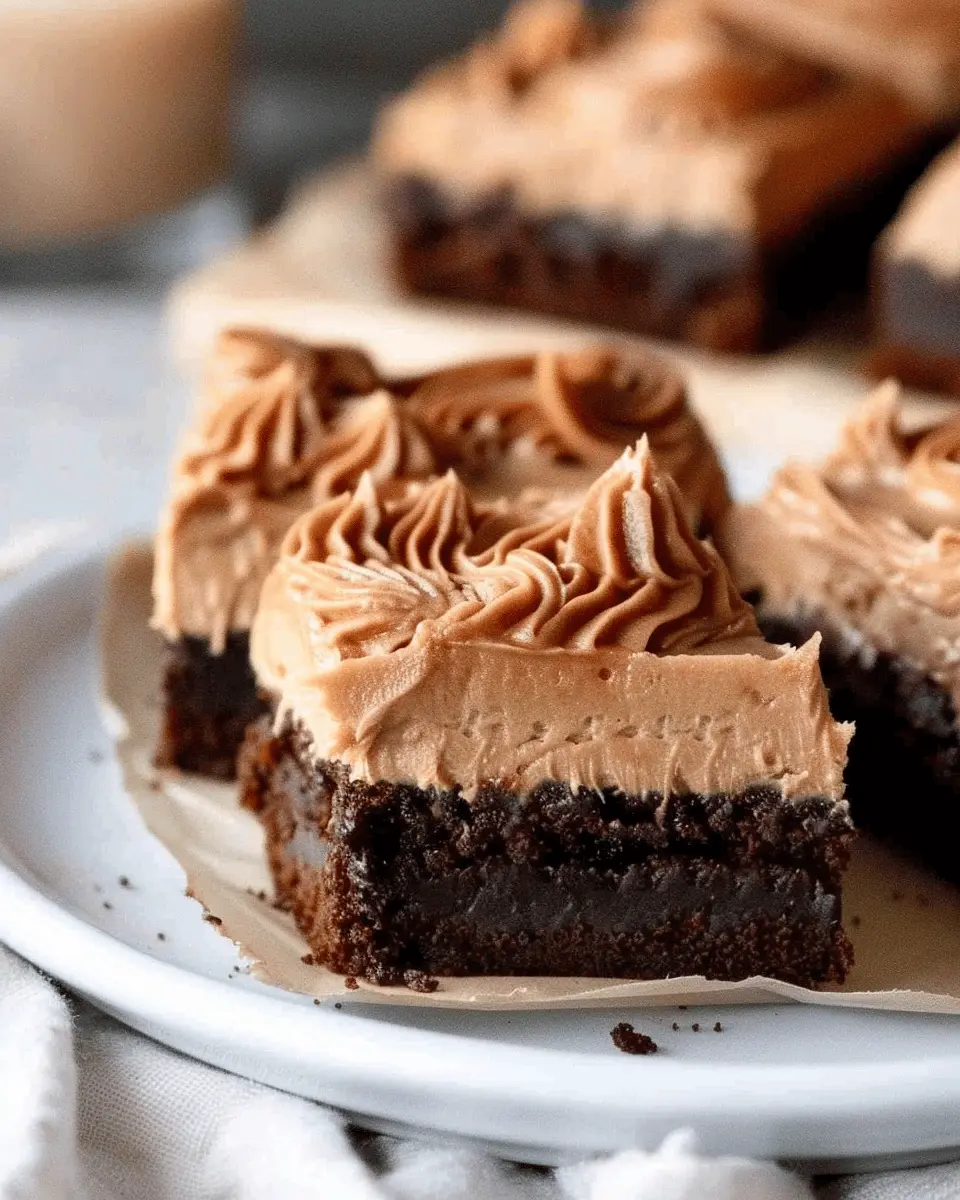 Frosted Coffee Brownies: Indulgent Treat for Your Sweet Tooth