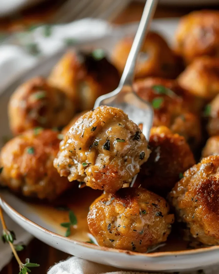 Thanksgiving Stuffing Balls