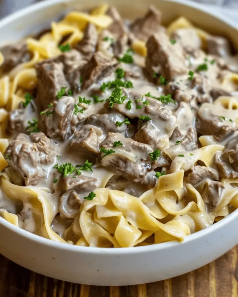 Easy Beef Stroganoff