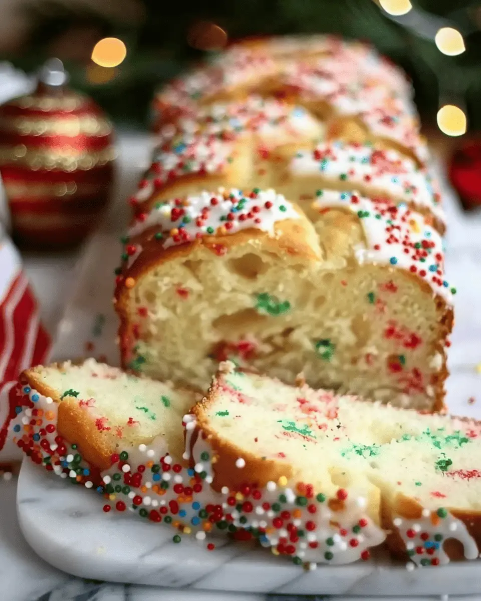 Christmas Sprinkle Buttermilk Bread: The Best Festive Delight
