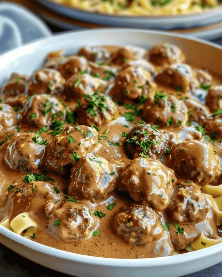 Meatball Stroganoff