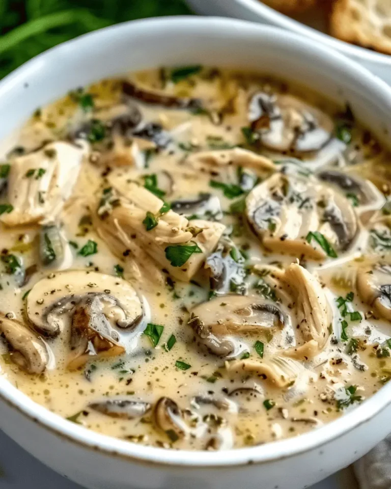 Rotisserie Chicken Mushroom Soup