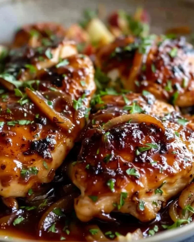 Sticky Apple Cider Chicken