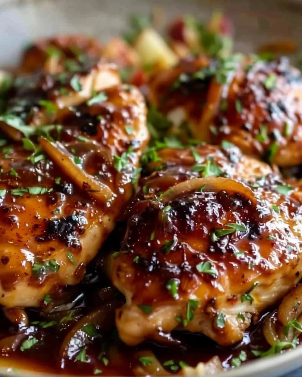 Sticky Apple Cider Chicken: The Best Comfort Dish for Fall
