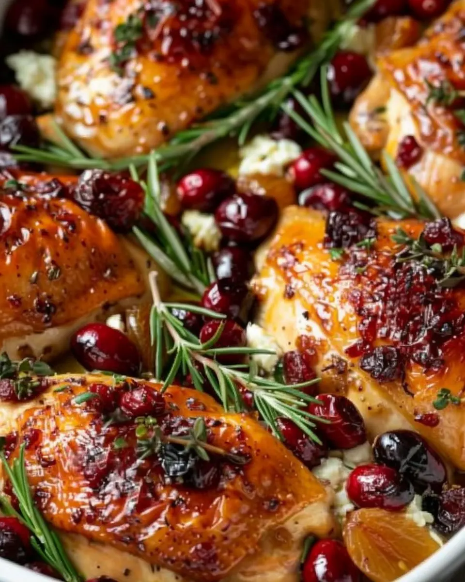 Honey Cranberry Chicken Bake: Easy, Juicy Flavor in Every Bite