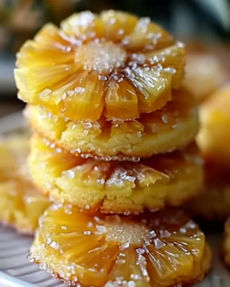 Pineapple Upside Sugar Cookies