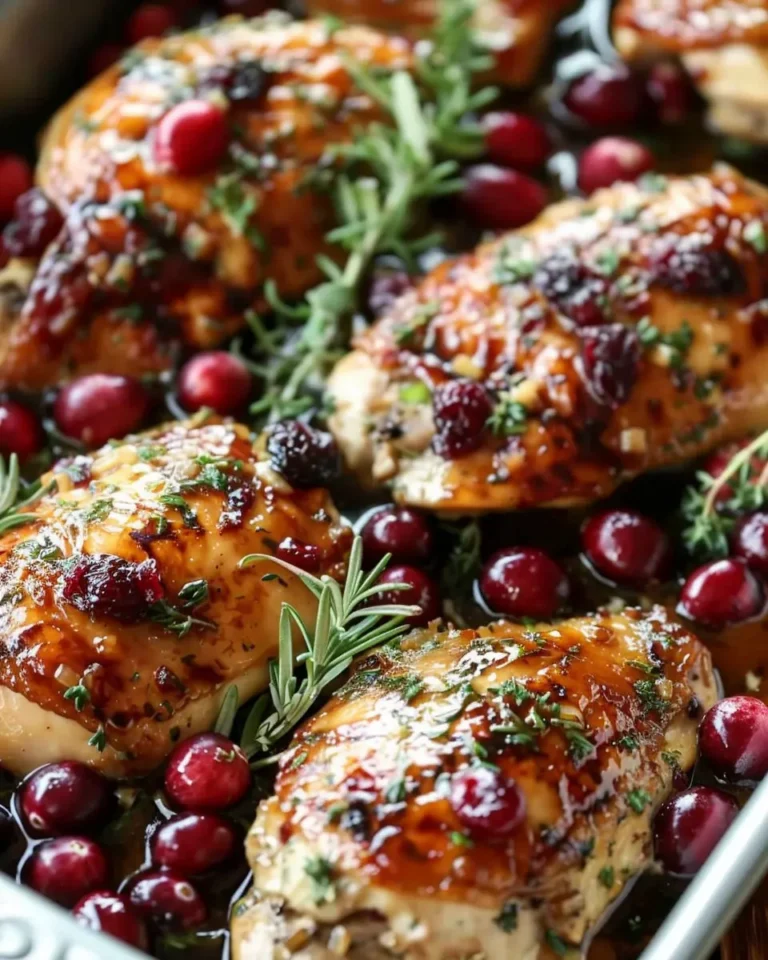 Honey Cranberry Chicken Bake