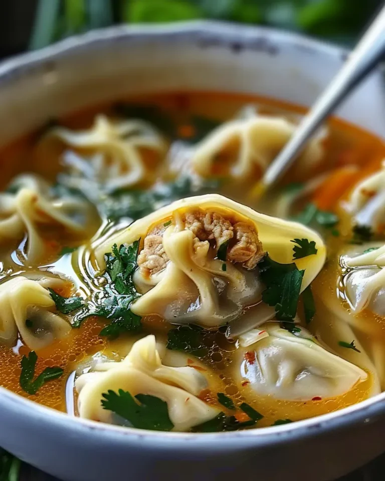Comforting Thai Potsticker Soup